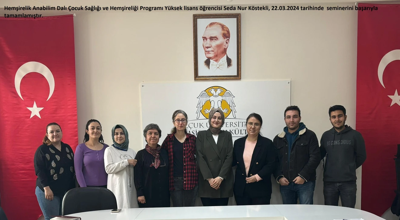 Hemşirelik Anabilim Dalı Seminer Sunumu Hk.